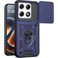 Custodia per Motorola Edge 70 Pro, Techsuit, CamShield, Blu — 3