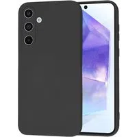 Custodia per Samsung Galaxy A55 5G A556, Techsuit, SoftFlex, Nera — 3