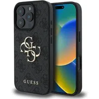 Custodia per Apple iPhone 16 Pro Max, Guess, 4G Big Logo, Nera — 3