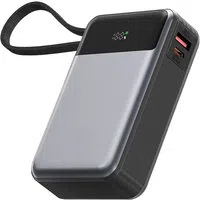 Batteria Esterna Acefast M21, 20000mAh, 65W, QC + PD, 1 x USB-A - 2 x USB-C, Nera — 3