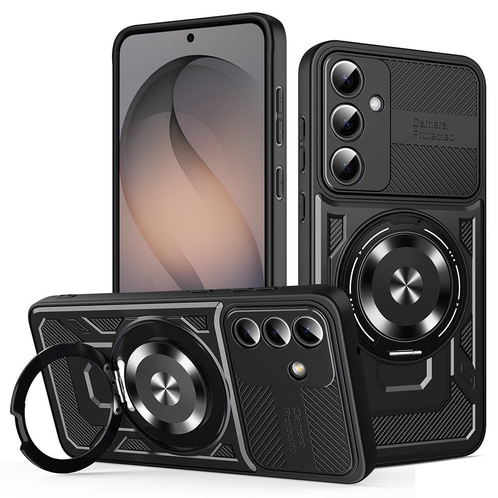 Techsuit Custodia per Samsung Galaxy S26 S942, Techsuit, RuggedCam, Nera