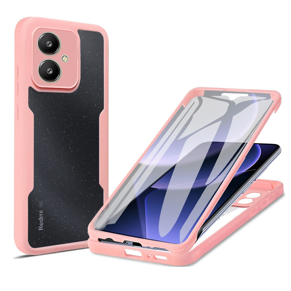 Custodia per Xiaomi Redmi 13C 5G, Techsuit, ColorVerse 360, Rosa