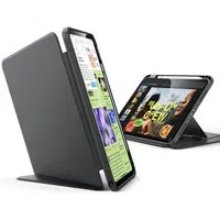 Custodia per Apple iPad Pro 13 (2024), ESR, Flip Hybrid con Porta Matita, Nera — 3