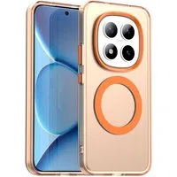 Custodia MagSafe per Xiaomi Poco M8 Pro / Redmi Note 15 Pro+ 5G, Techsuit, CandyCase, Arancione — 3