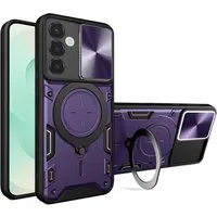 Custodia per Samsung Galaxy S25+ S936, Techsuit, CamGuard Pro, Viola — 3