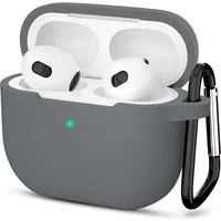 Custodia Techsuit Silicone per Apple AirPods 3, Grigio — 3