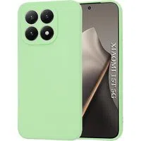 Custodia per Xiaomi 15T, Techsuit, SoftFlex, Verde Chiaro — 3