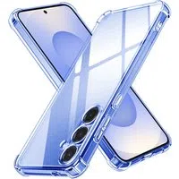 Custodia per Samsung Galaxy S25 S931, Techsuit, Shockproof Clear, Trasparente — 3
