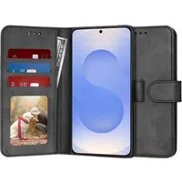 Custodia per Samsung Galaxy S25 S931, Techsuit, Diary Book, Nera — 3