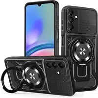 Custodia per Samsung Galaxy A05s A057, Techsuit, RuggedCam, Nera — 3
