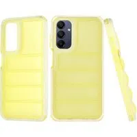 Custodia per Samsung Galaxy A15 5G A156 / A15 A155, Techsuit, Wave Shield, Gialla — 3