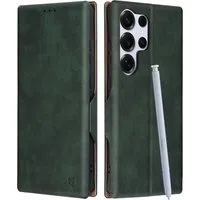 Custodia per Samsung Galaxy S25 Ultra S938, Techsuit, Safe Wallet Plus, Verde — 3
