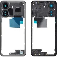 Custodia Centrale Xiaomi Redmi 13C NFC / Poco C65, Nera, Service Pack 560001C3UP00 — 3