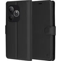Custodia per Realme GT 6T / GT 6, Techsuit, Leather Folio, Nera — 3