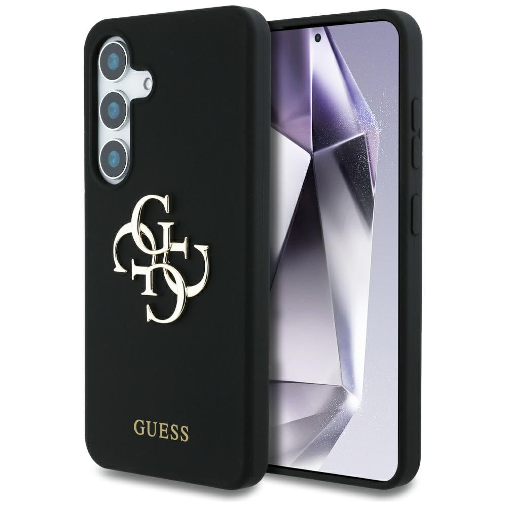Guess Custodia per Samsung Galaxy S25 S931, Guess, 4G Big, Nera