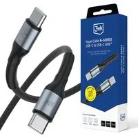 Cavo Dati e Ricarica USB-C - USB-C 3MK Hyper N, 60W, 0,5m, Nero — 3