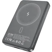 Batteria Esterna Wireless BWOO BO-P82, 10000mAh, 22.5W, PD + FQI, 1 x QI - 1 x USB-C, Grigio — 3
