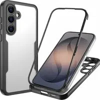Custodia per Samsung Galaxy S26 S942, Techsuit, ColorVerse 360, Nera — 3