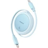 Cavo Dati e Ricarica USB-C - USB-C Baseus Free2Pull Mini Retrattile, 60W, 1m, Blu P10364500311-01 — 3