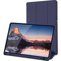 Custodia per Samsung Galaxy Tab S6 Lite (2024) / Tab S6 Lite (2022) / Tab S6 Lite (2020), Techsuit, Flex Trifold, Blu scuro — 3