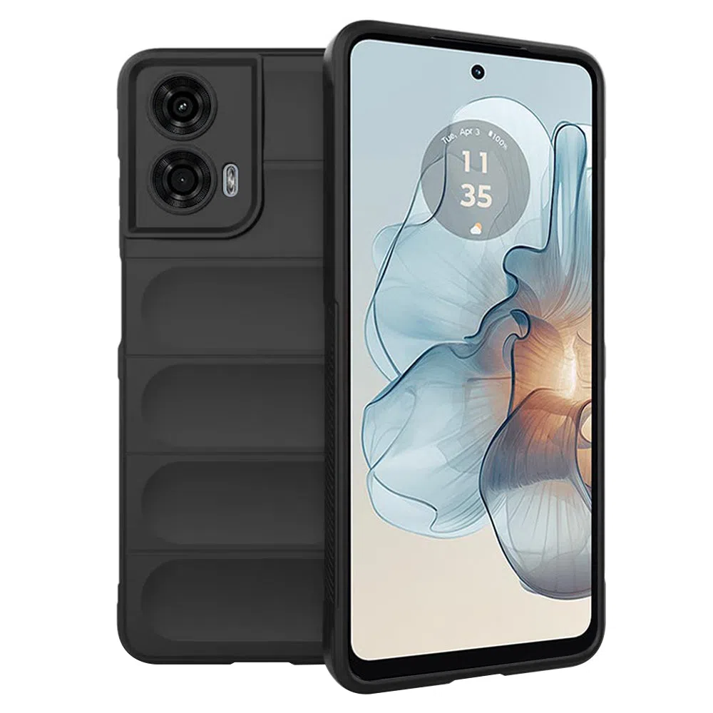 Custodia per Motorola Moto G24 Power, Techsuit, Magic Shield, Nera — 2