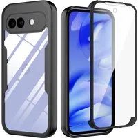 Custodia per Google Pixel 10a, Techsuit, ColorVerse 360, Nera — 3