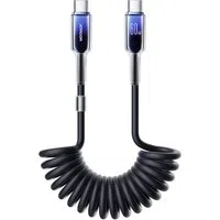 Cavo Dati e Ricarica USB-C - USB-C Joyroom S-A43 Crystal, 60W, 1.5m, Nero — 3