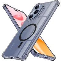 Custodia MagSafe per Honor 400 Pro, Techsuit, Shockproof Clear, Fumè — 3