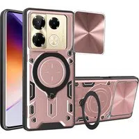 Custodia per Infinix Note 40 Pro+, Techsuit, CamGuard Pro, Rosa Dorato — 3