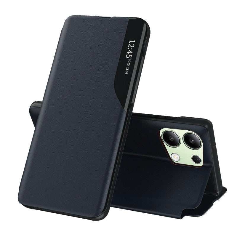 Custodia per Xiaomi Redmi Note 13 4G, Techsuit, eFold, Blu Scuro