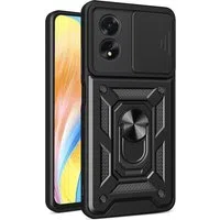 Custodia per Oppo A18 / A38, Techsuit, CamShield, Nera — 3