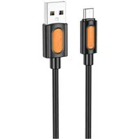 Cavo Dati e Ricarica USB-A - microUSB Borofone BX114 Silicone, 18W, 1m, Nero — 3
