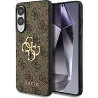Custodia per Samsung Galaxy S25 Edge S937, Guess, Big 4G Logo Classic, Marrone — 3