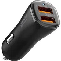 Caricabatterie Auto Spigen EV302 Essential, 30W, 3A, 2 x USB-A, Nero ACP08700 — 3