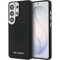 Custodia MagSafe per Samsung Galaxy S26 Ultra S948, Karl Lagerfeld, Karl Round Point Logo, Nera — 3