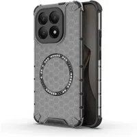 Custodia MagSafe per Xiaomi 15T, Techsuit, HoneyComb Shield, Nera — 3