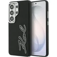 Custodia per Samsung Galaxy S26 Ultra S948, Karl Lagerfeld, Signature Resin Logo, Nera — 3