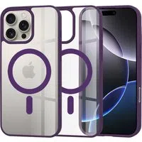 Custodia MagSafe per Apple iPhone 16 Pro Max, Techsuit, Pro, Viola — 3