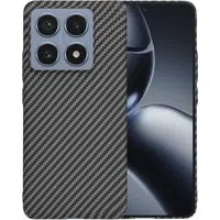 Custodia per Xiaomi 14T Pro, Techsuit, Carbonite FiberShell, Nera — 3