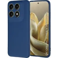 Custodia per Motorola Edge 70 Pro, Techsuit, SoftFlex, Blu Navy — 3