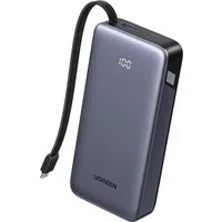 Batteria Esterna UGREEN PB536 (55988B), 20000mAh, 45W, QC + PD, 1 x USB-A - 2 x USB-C, Grigio — 3