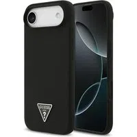 Custodia MagSafe per Apple iPhone 17 Air, Guess, Logo Triangolo, Nera — 3