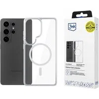 Custodia MagSafe per Samsung Galaxy S26 Ultra S948, 3MK, Armor MagCase, Trasparente — 3