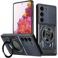 Custodia per Samsung Galaxy S20 FE 2022 G781 / S20 FE 5G G781 / S20 FE G780, Techsuit, RuggedCam, Blu — 3