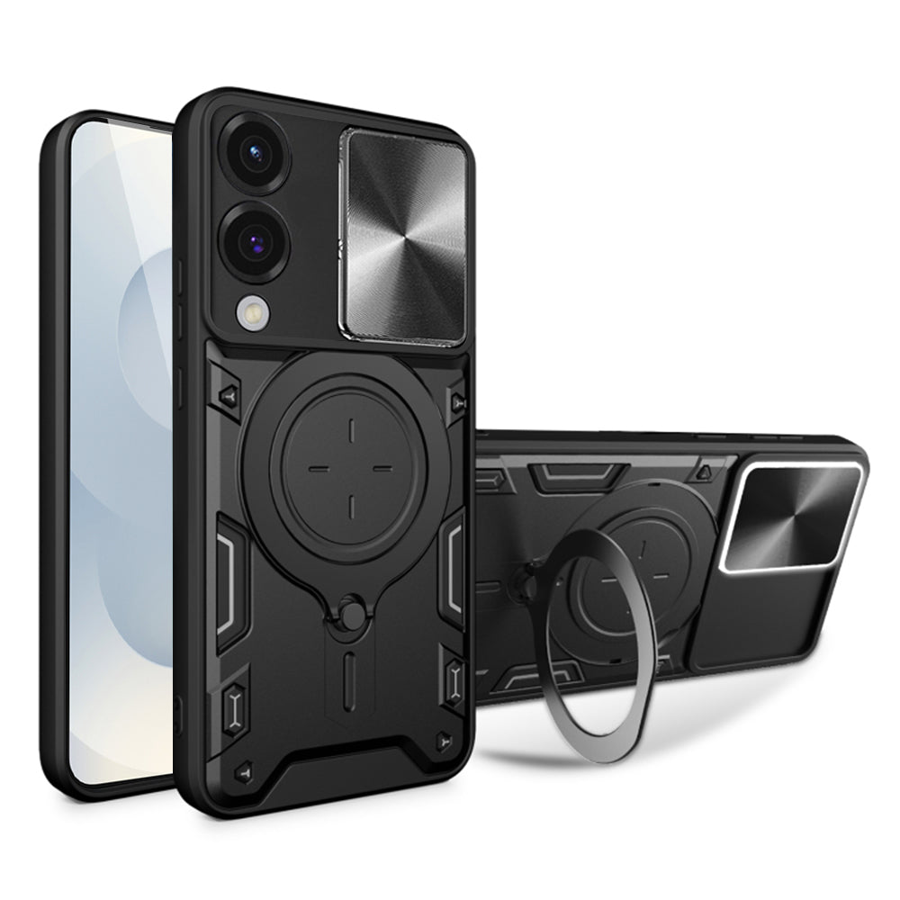 Techsuit Custodia per Samsung Galaxy S25 Edge S937, Techsuit, CamGuard Pro, Nera