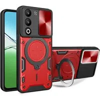 Custodia per Oppo A5 4G / A5 5G, Techsuit, CamGuard Pro, Rossa — 3