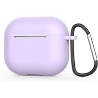 Custodia Techsuit Silicone per Apple AirPods 4, Viola — 3