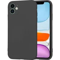 Custodia per Apple iPhone 11, Techsuit, SoftFlex, Nera — 3