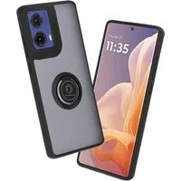 Custodia per Motorola Moto G85, Techsuit, Glinth, Nera — 3