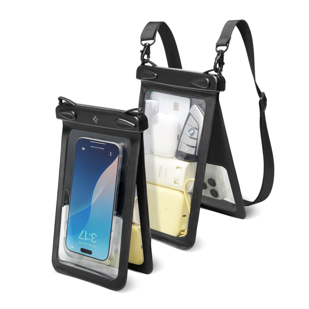 Custodia Universale Waterproof per Telefono max. 6.9inch, Spigen, A603, Nera ACS09745
